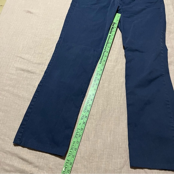 NYDJ Women's Straight Leg Blue Chino Pants Size 12 Lift Tuck Business Casual - Picture 3 of 8